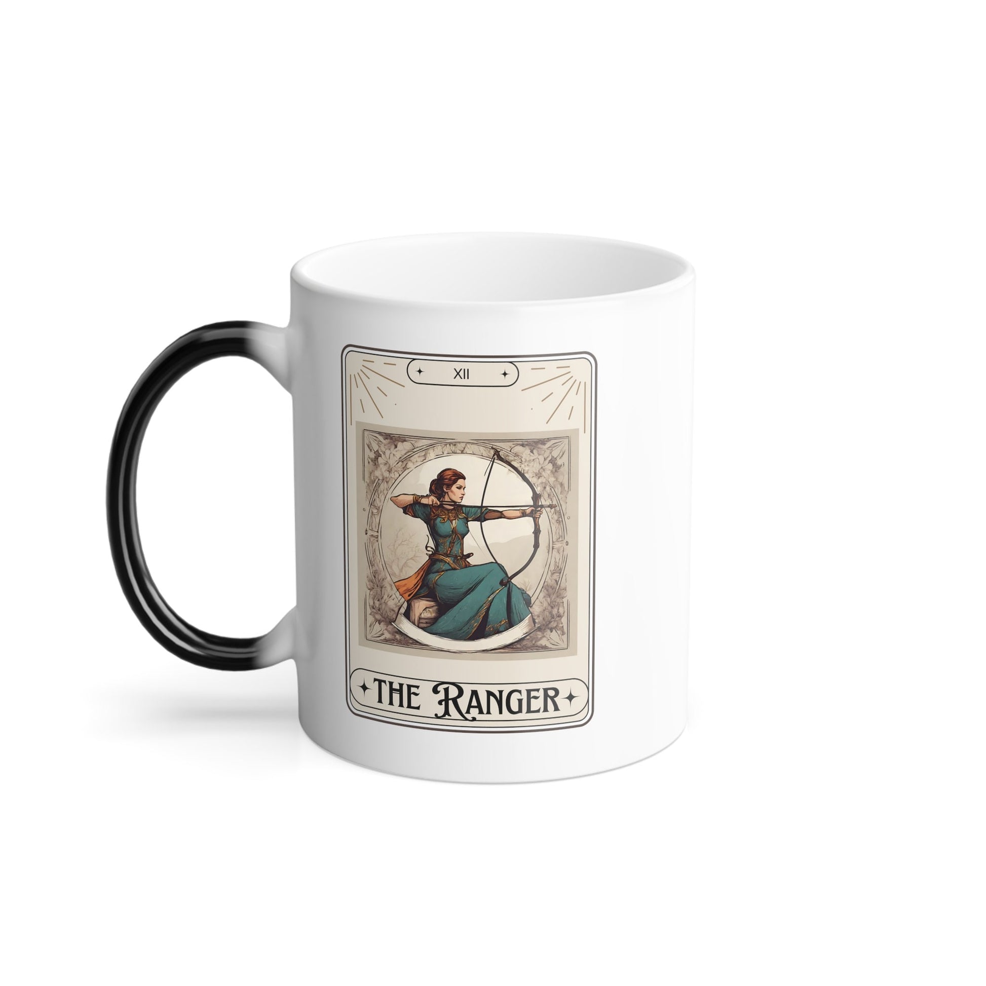 Dungeons and Dragons inspired "The Ranger" Color Morphing Mug, 11oz DnD Nerd, Dungeon Master Gift