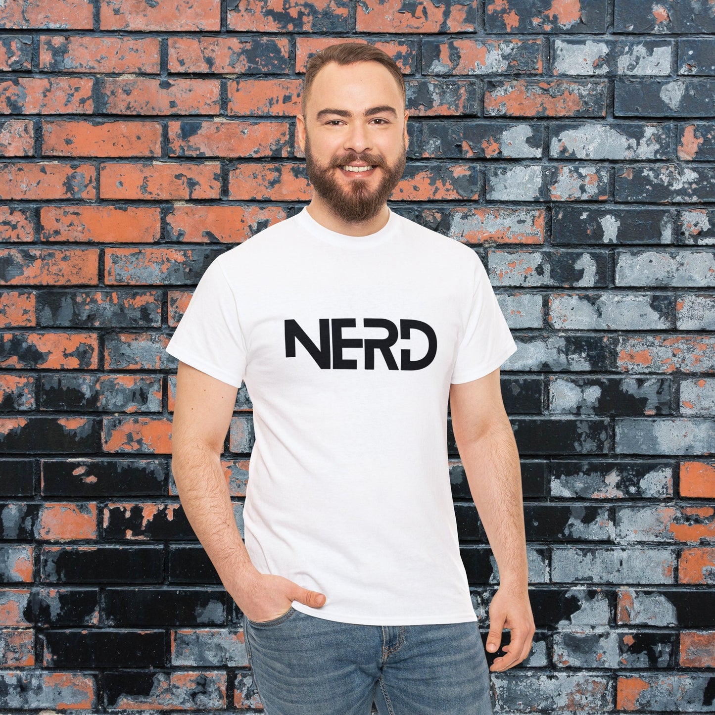 NERD Simple Graphic Design Men's Women's T-Shirt, Gift for Nerds