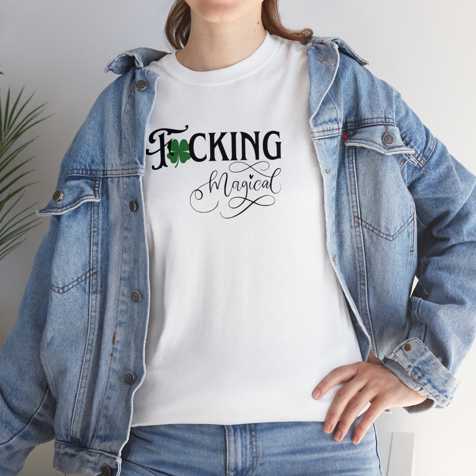 F*cking Magical Minimalist St. Patrick's Day Tee, St Paddy's Funny Drinking Shirt