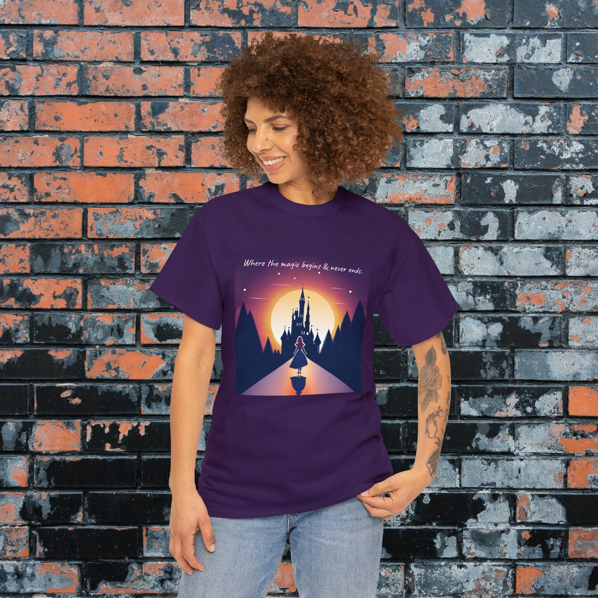 Disney Castle inspired Princess Shirt, Men's Women's Matching Tee, Dream Castle shirt, Vacation shirt, Fantasy Nerd Shirt