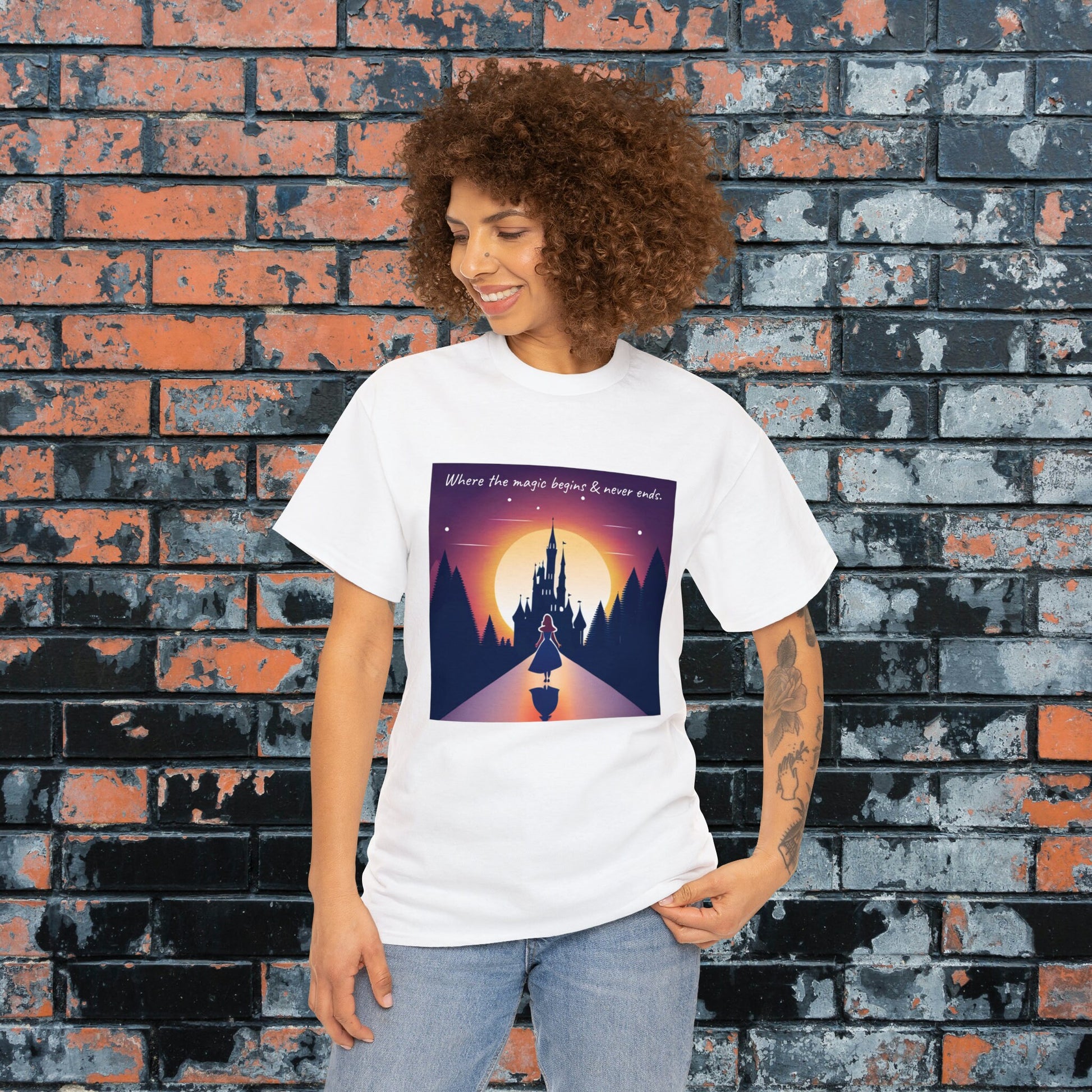 Disney Castle inspired Princess Shirt, Men's Women's Matching Tee, Dream Castle shirt, Vacation shirt, Fantasy Nerd Shirt