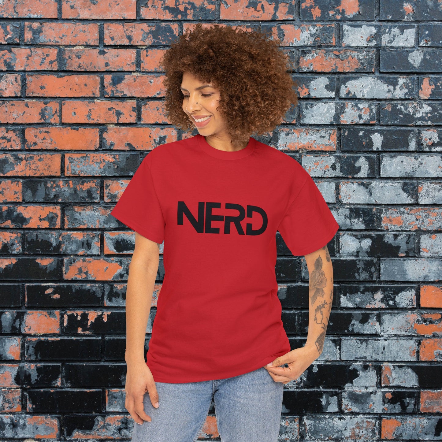 NERD Simple Graphic Design Men's Women's T-Shirt, Gift for Nerds