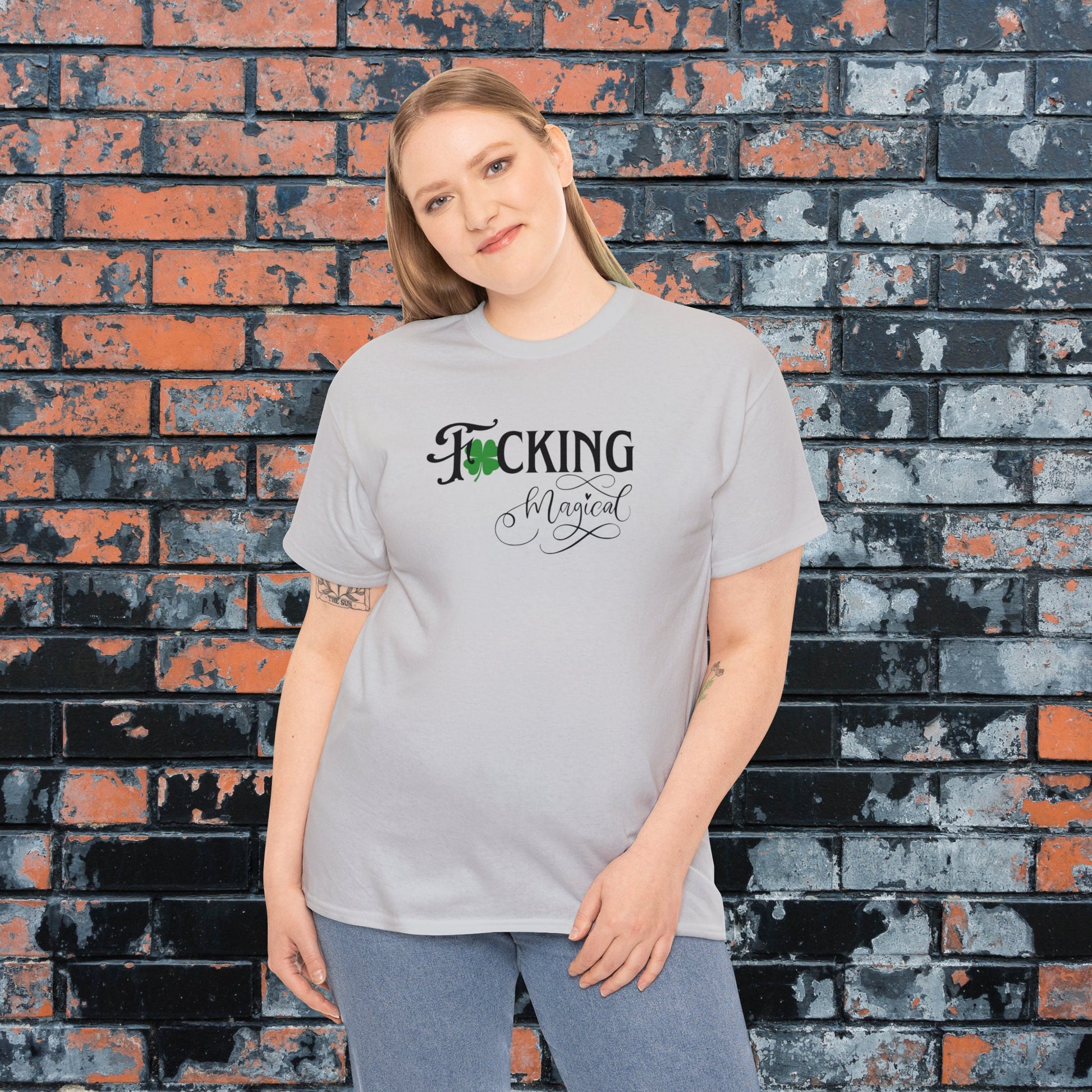 F*cking Magical Minimalist St. Patrick's Day Tee, St Paddy's Funny Drinking Shirt