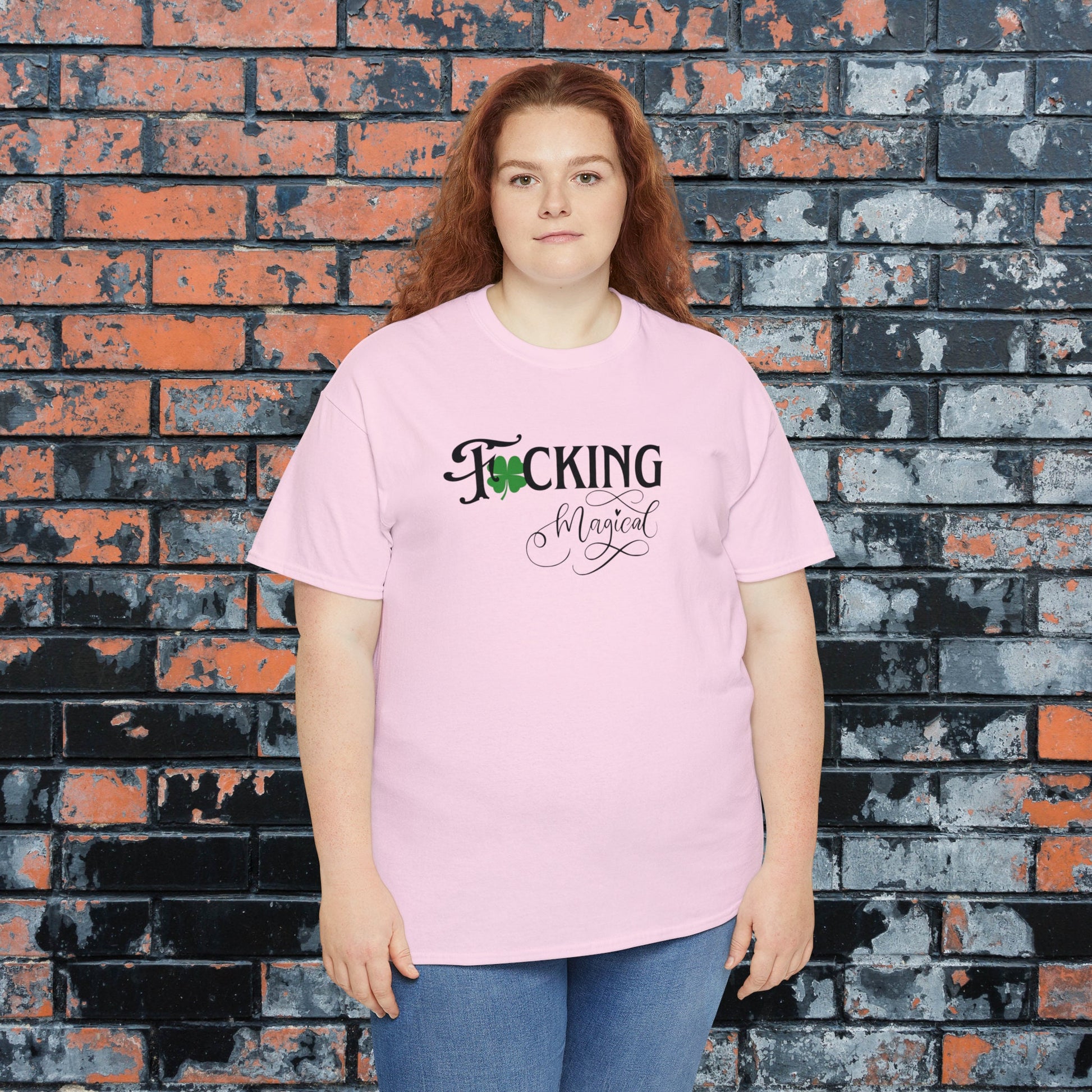 F*cking Magical Minimalist St. Patrick's Day Tee, St Paddy's Funny Drinking Shirt