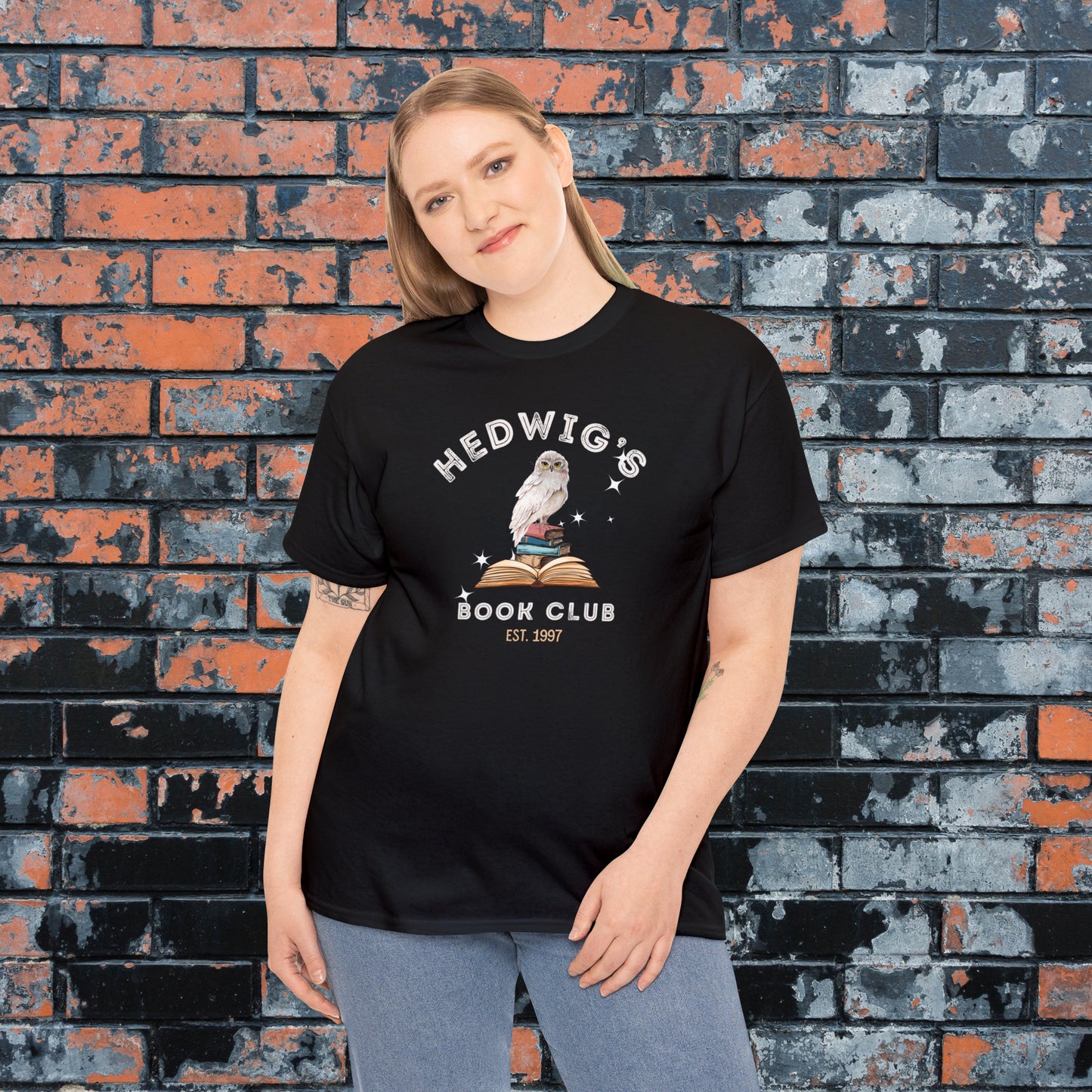 Hedwig's Book Club Est. 1997 Harry Potter Inspired Tee, Fantasy Book Worm Gifts, Universal Matching Shirts